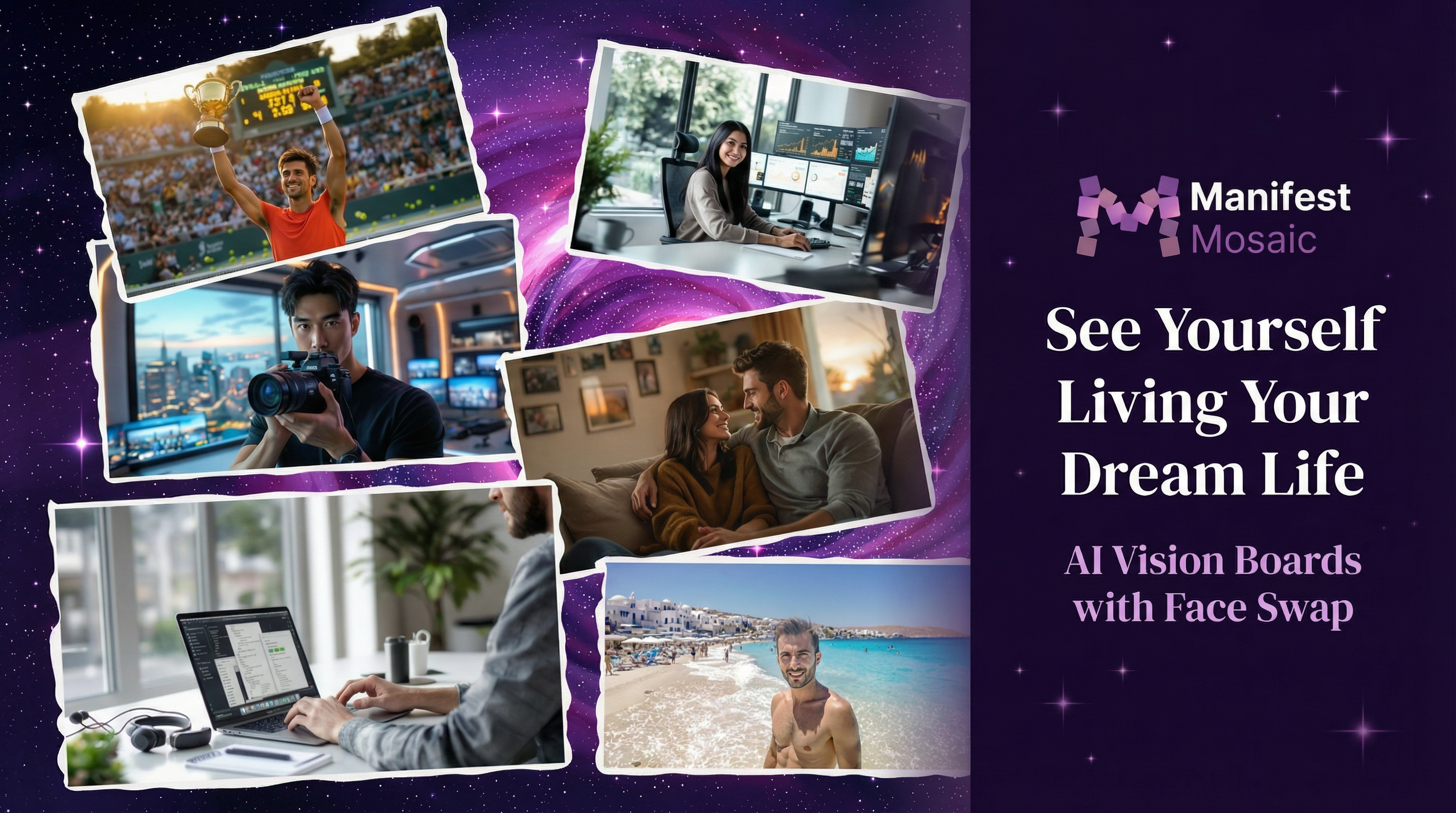 See Yourself Living Your Dream Life — AI Vision Boards with Face Swap